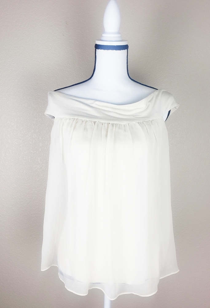 Bebe Silk top size large